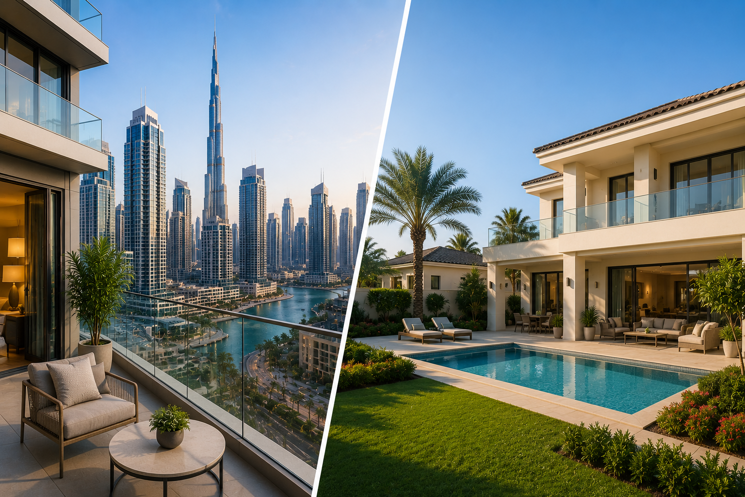 Villa vs Apartment Investment Dubai | Which Property Should You Buy? | Banke International Properties
